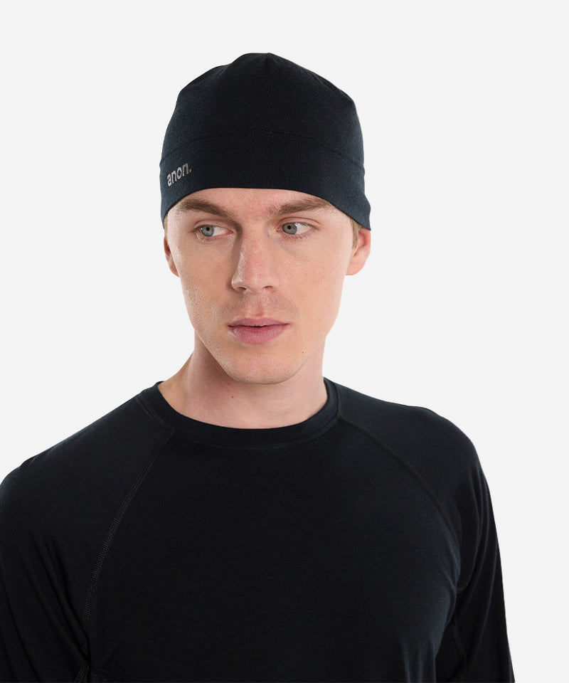 AnonLinerBeanieBlack-Modelfront
