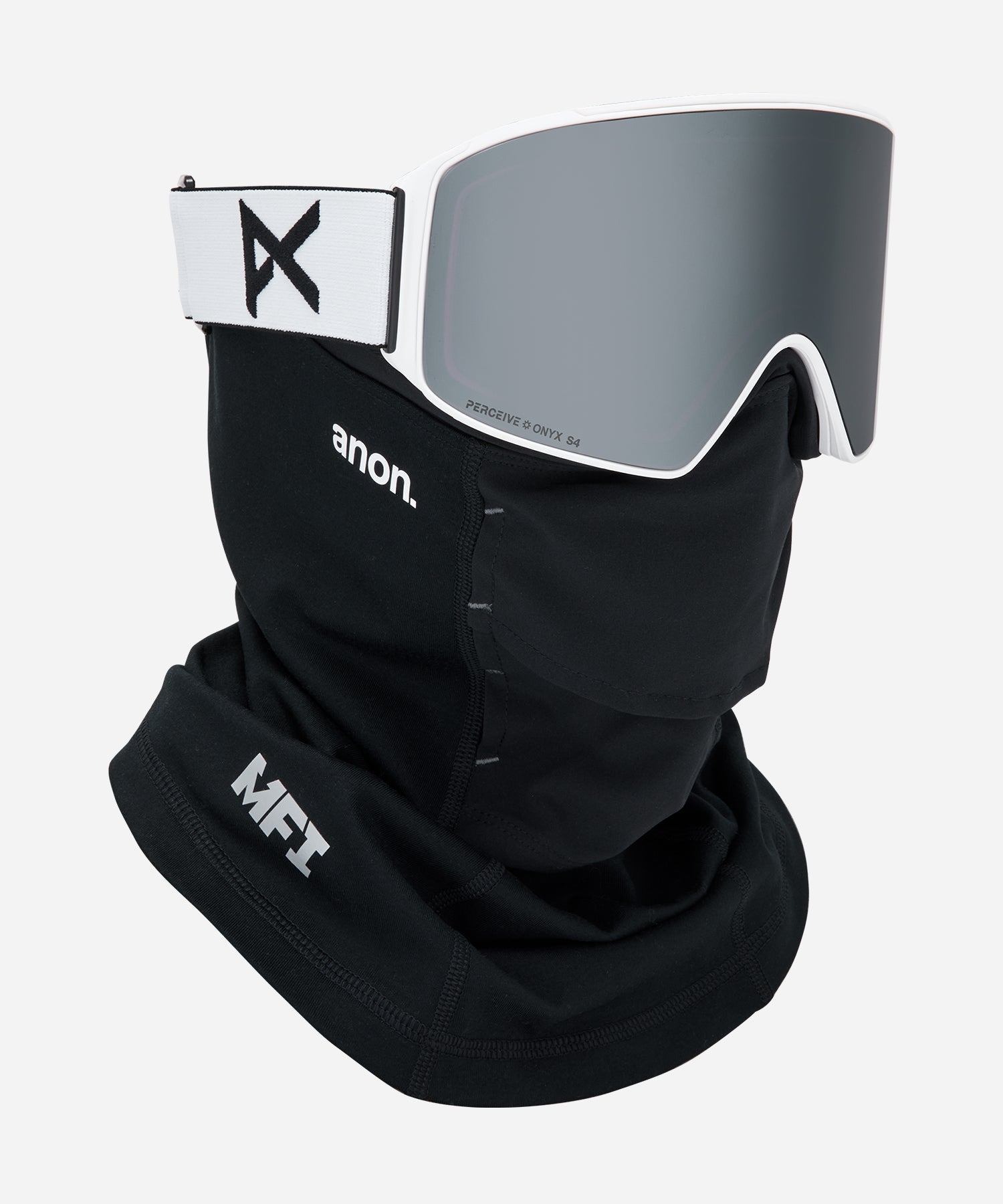 AnonM4CylindricalGogglesWhiteOnyx-Mask