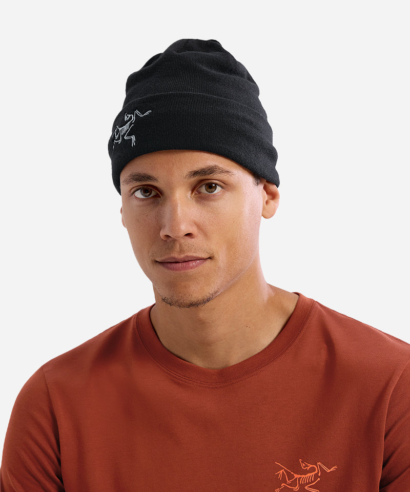 Arc_teryxEmbroidedBirdToqueBlack-ModelFront