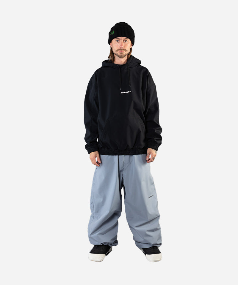 BeyondMedalsSoftshellHoodieBlack-ModelFullBody