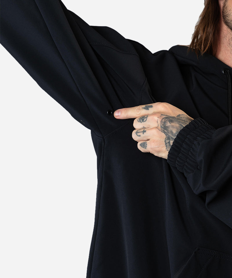 BeyondMedalsSoftshellHoodieBlack-Vent