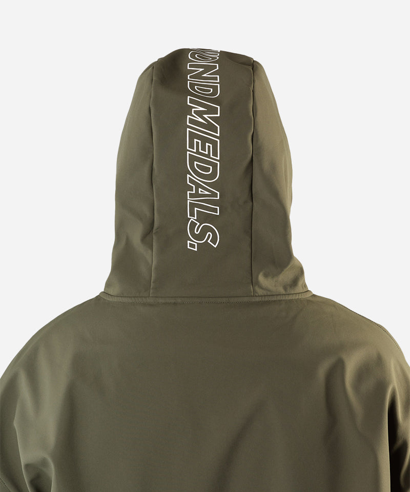 BeyondMedalsSoftshellHoodieGreen-HoodDetail