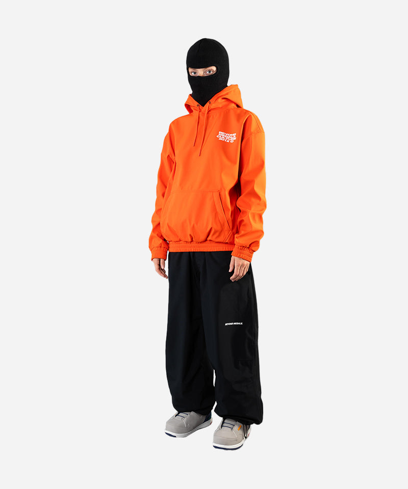 BeyondMedalsSoftshellHoodieOrange-ModelFullBody