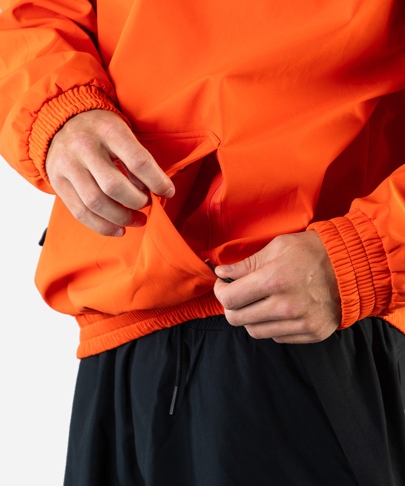 BeyondMedalsSoftshellHoodieOrange-Pocket