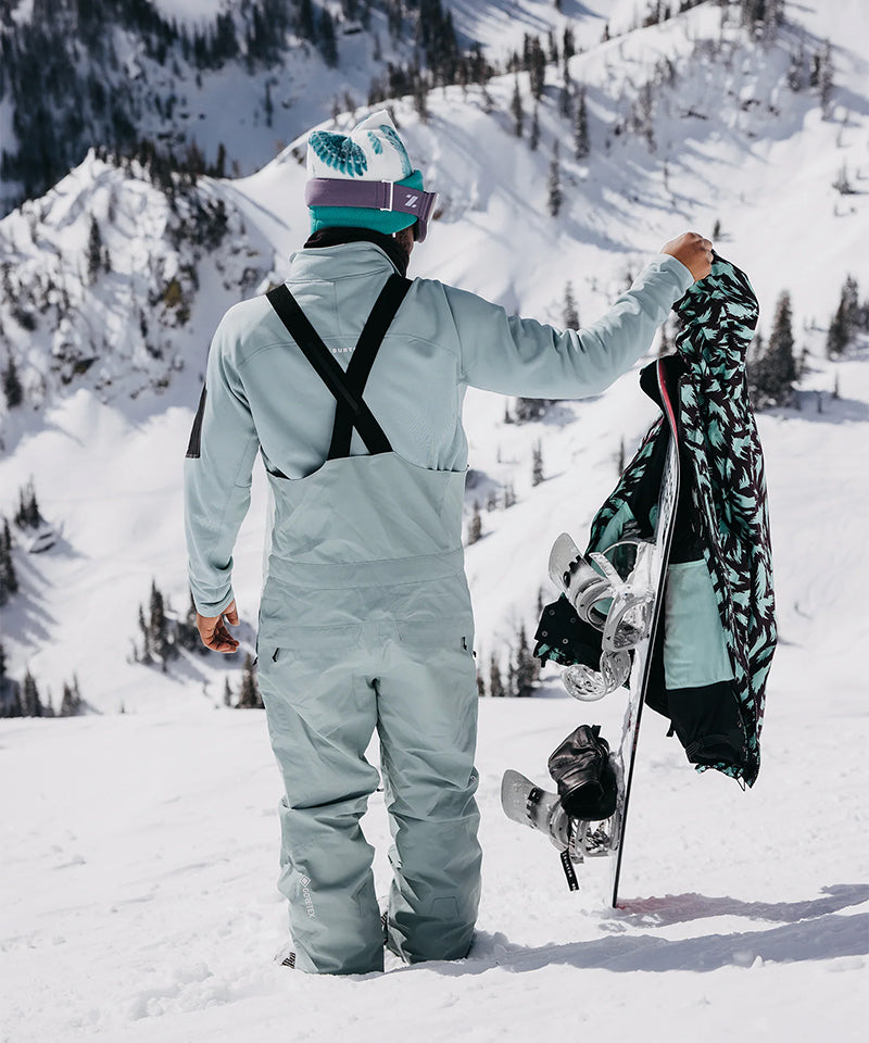 BurtonAKCyclicGORE-TEX2025BibPetrolGreen-Modelback