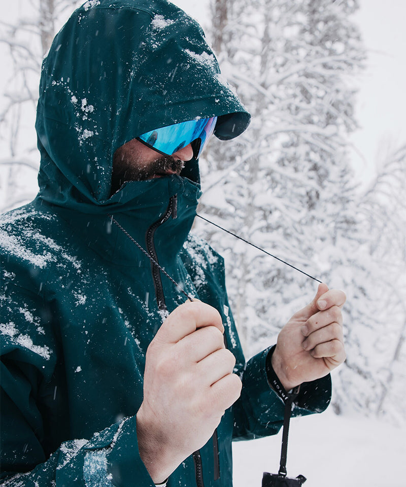 BurtonAKCyclicGORE-TEX2025JacketDeepEmerald-Hooddetail