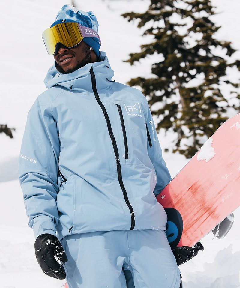 BurtonAKCyclicGORE-TEX2025JacketDustyBlue-Modelfront