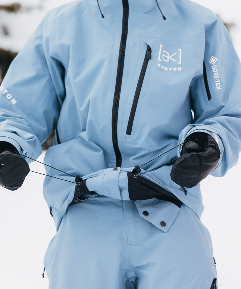 BurtonAKCyclicGORE-TEX2025JacketDustyBlue-Waistdetail