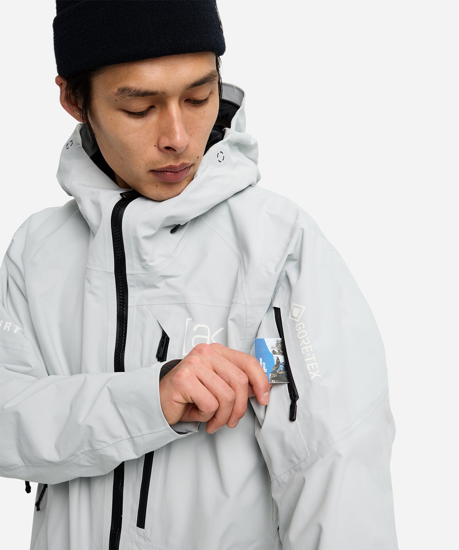 BurtonAKGORE-TEXCyclic2LJacketGreyCloud-PassPocket