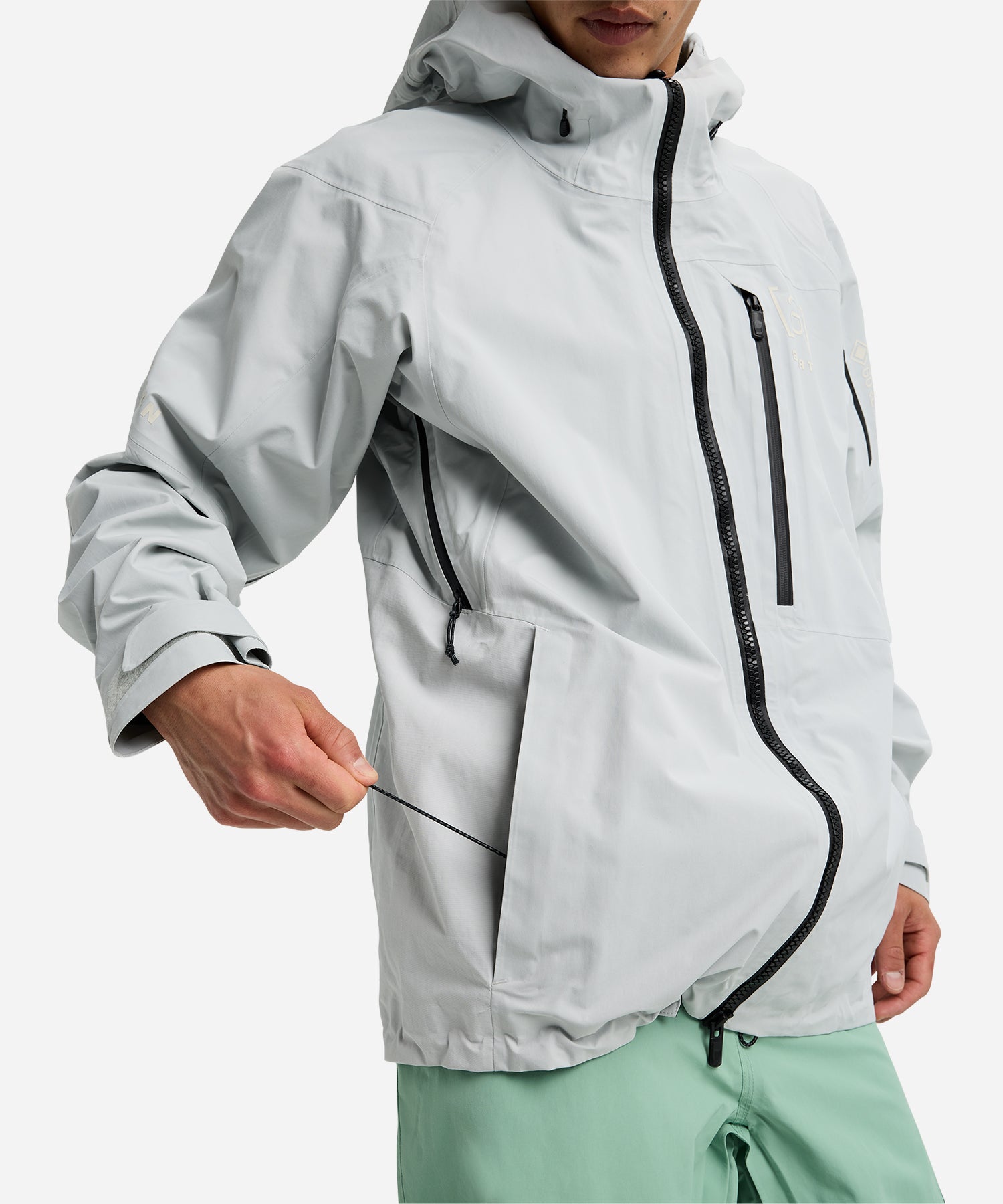 BurtonAKGORE-TEXCyclic2LJacketGreyCloud-Pocket