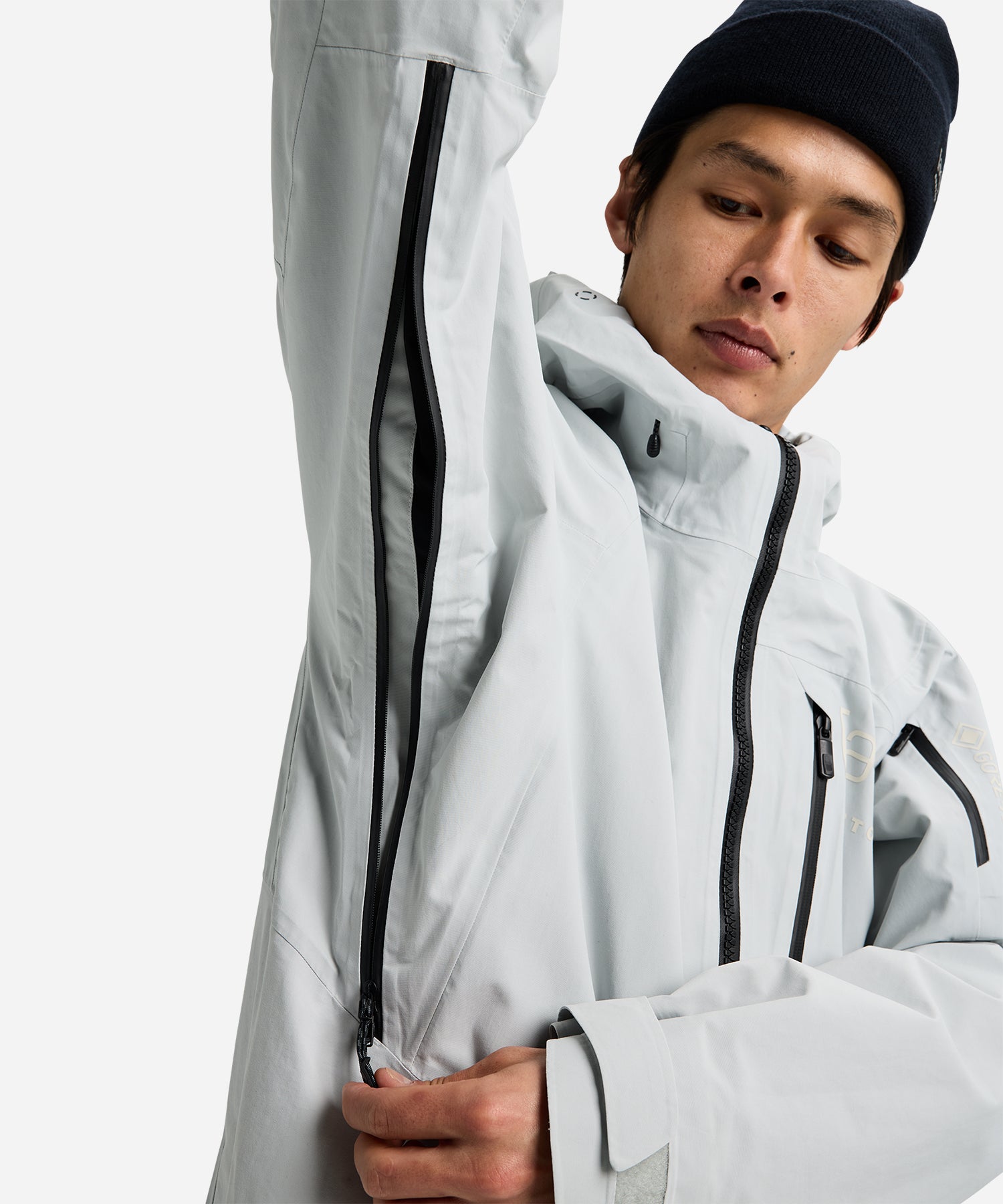 BurtonAKGORE-TEXCyclic2LJacketGreyCloud-Vent