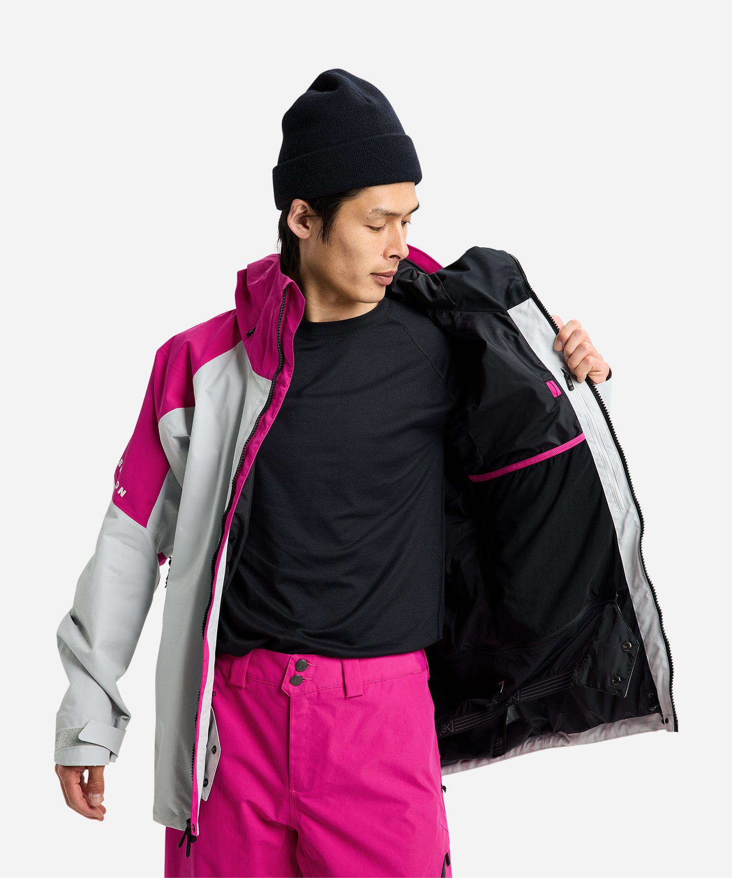 BurtonAKGORE-TEXCyclic2LJacketVeryBerry_GreyCloud-Lining