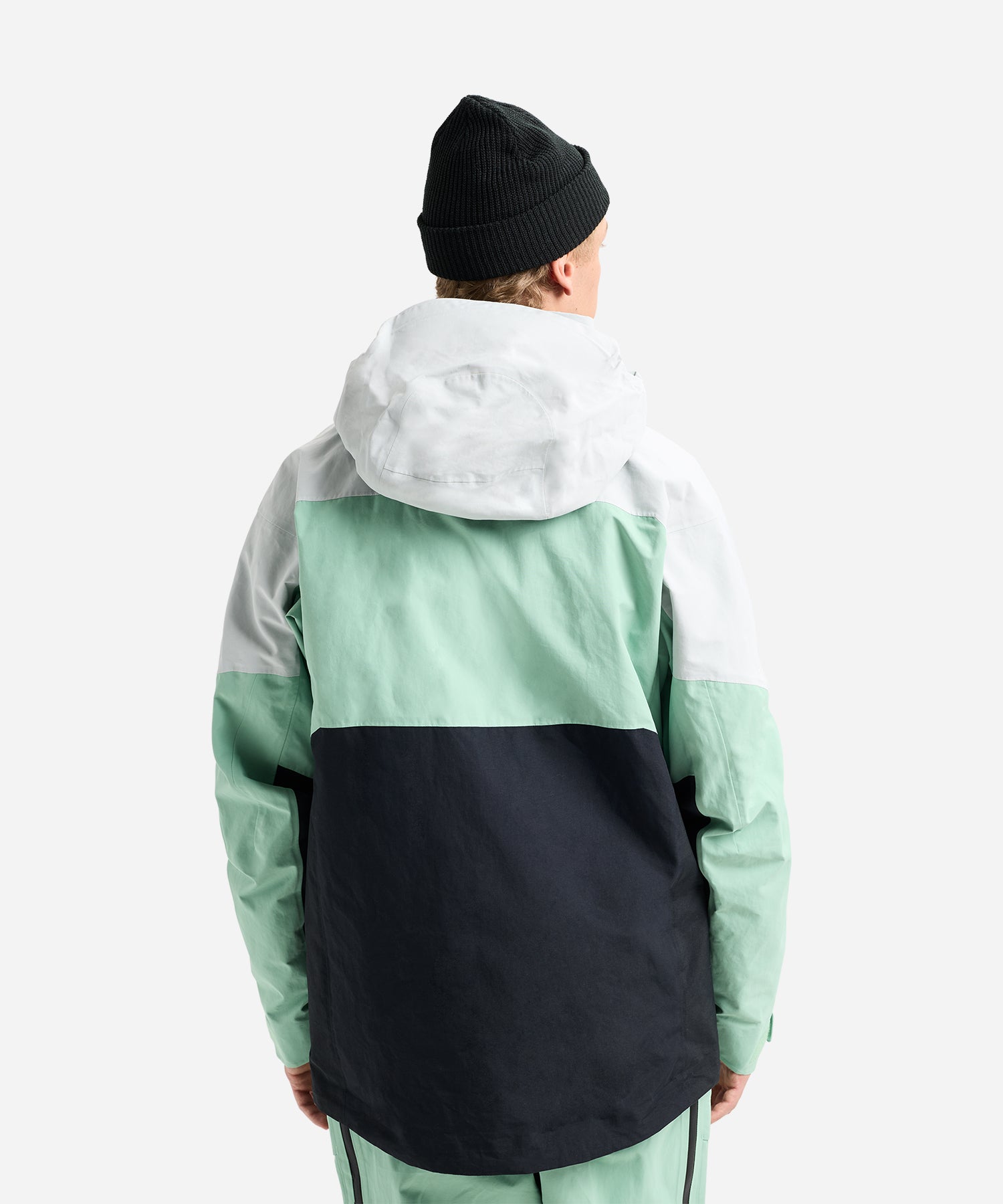 BurtonAKGORE-TEXSwash2LJacket2026GreyCloud_SoftSage-ModelBack