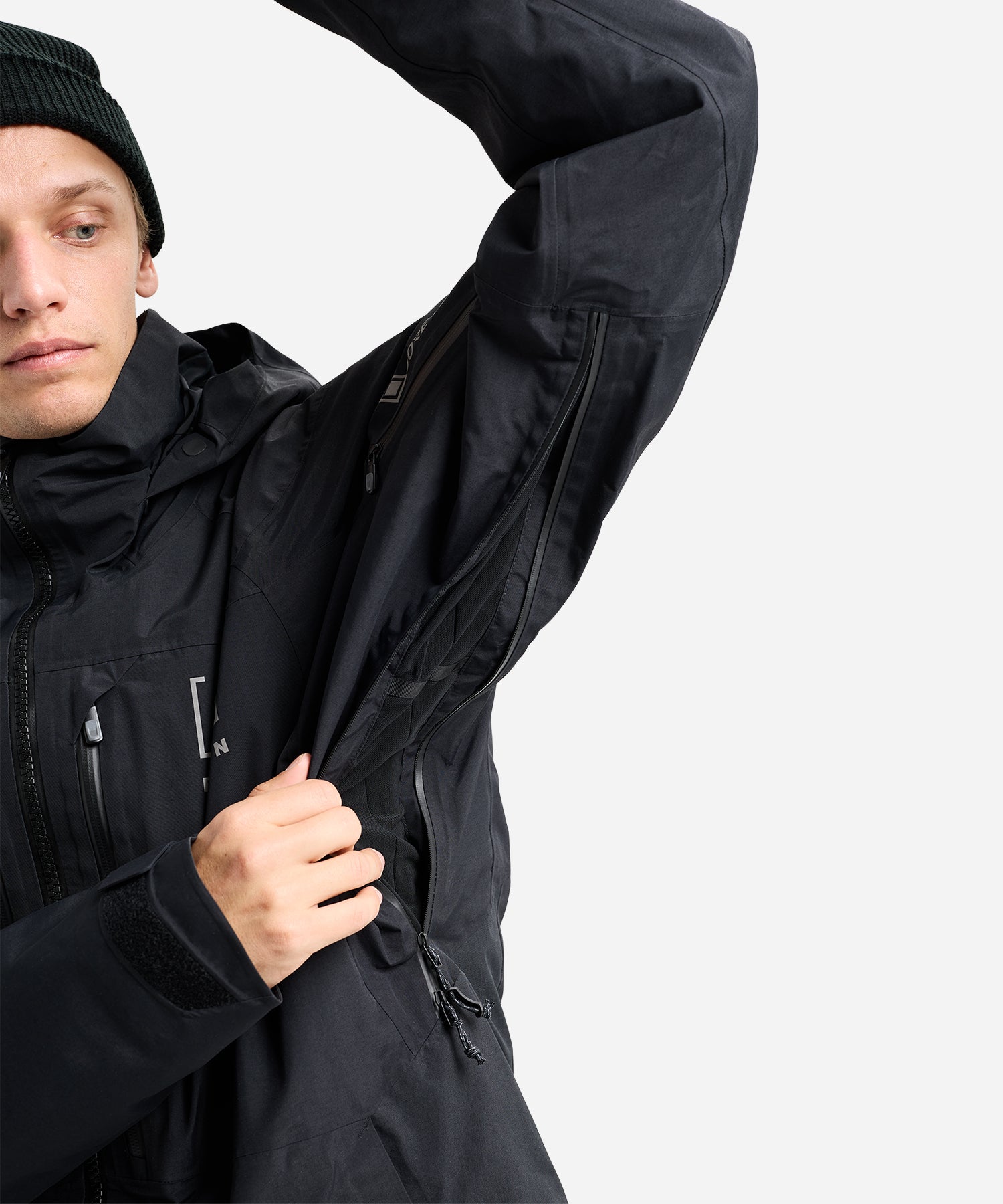 BurtonAKGORE-TEXSwash2LJacket2026TrueBlack-Vent