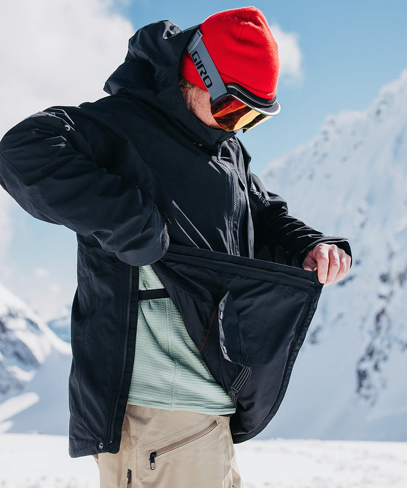 BurtonAKGoreVelocityAnorak2024TrueBlack-SideZip