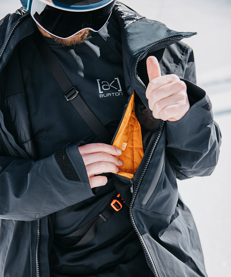 BurtonAKHelitackGORE-TEX2025JacketTrueBlack-Therma-pocket