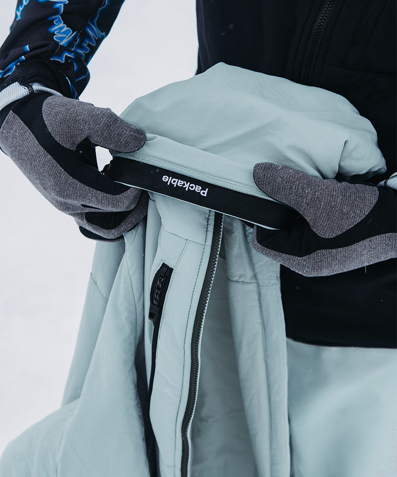 BurtonAKHeliumStretchHoodedJacketPetrolGreen-Packable