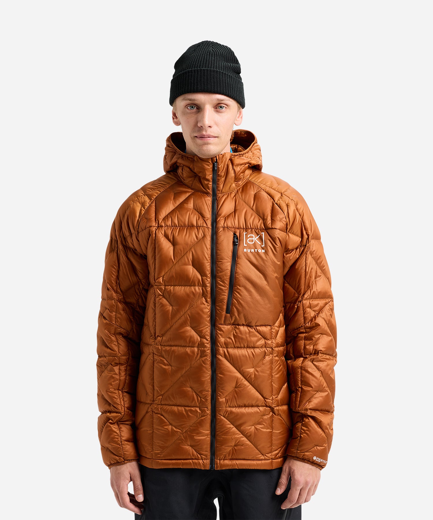 BurtonAKMen_sBakerDownHoodedJacketChestnut-ModelFront
