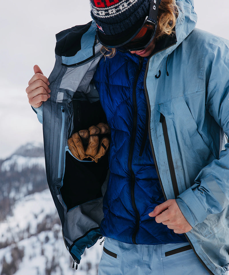BurtonAKTuskGORE-TEXPro3L2025JacketDustyBlue-Liningdetail