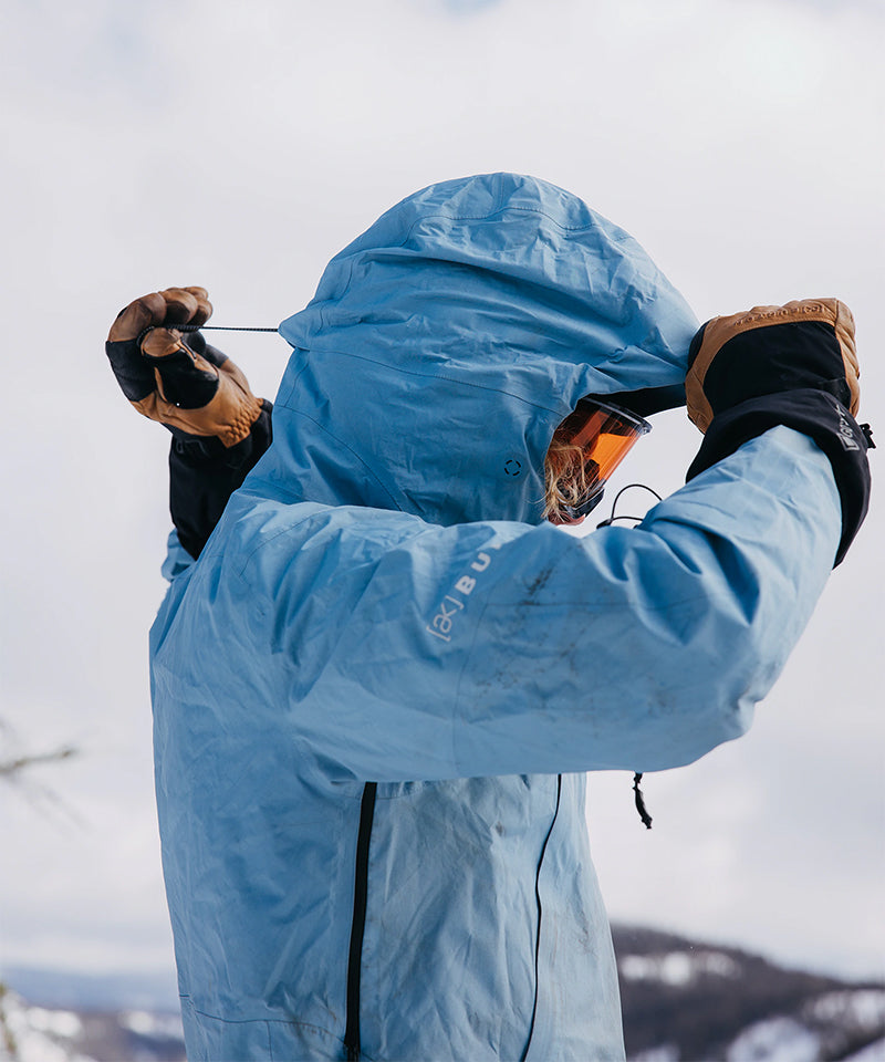 BurtonAKTuskGORE-TEXPro3L2025JacketDustyBlue-Modelside