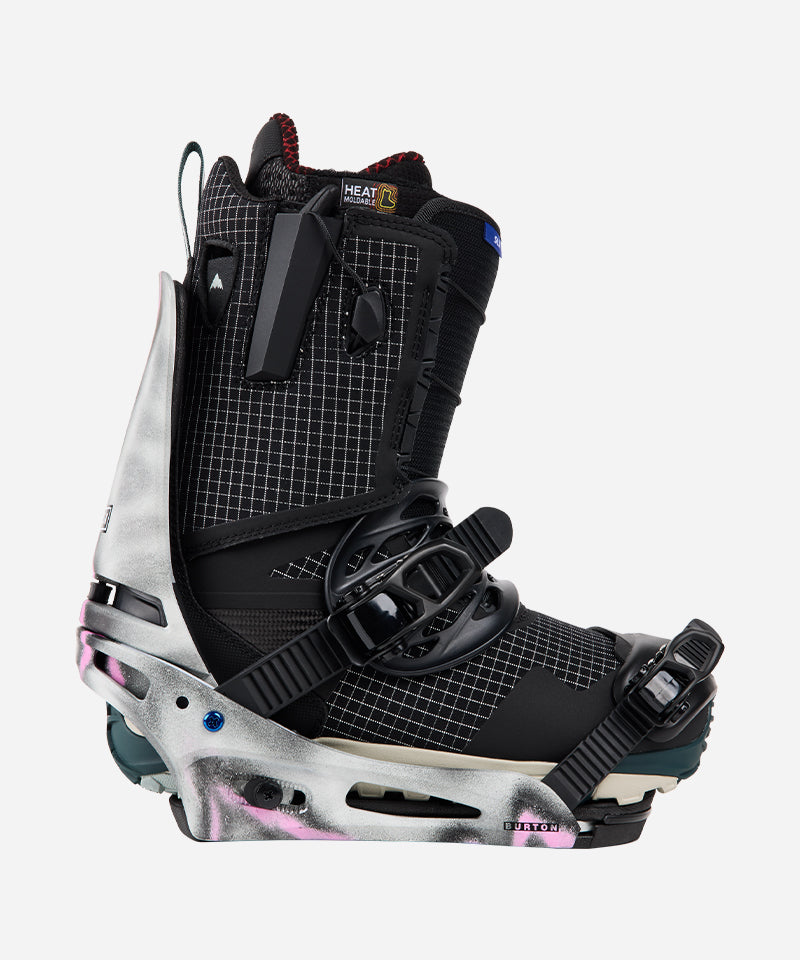 BurtonCartelXRe_Flex2025Gray_Pink-Boot