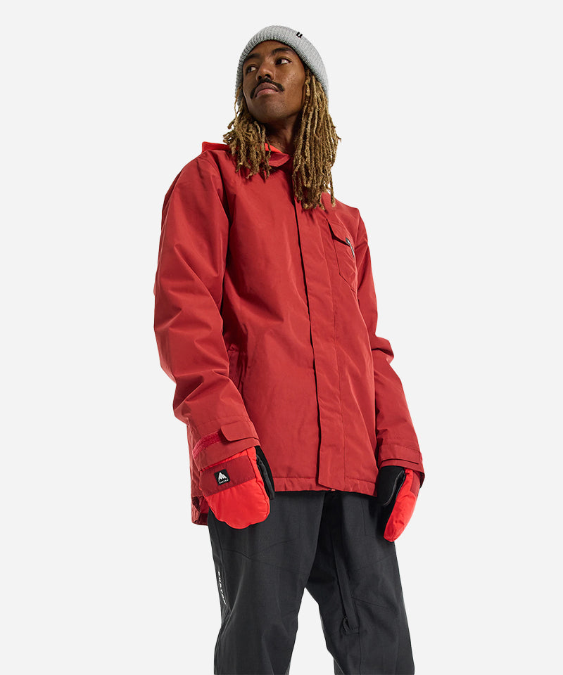 BurtonDumoreJacketSundriedTomato-Modelfront