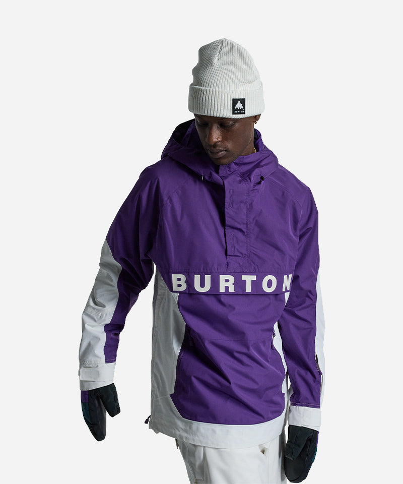 BurtonFrostnerAnorakImperialPurple_White-ModelFront