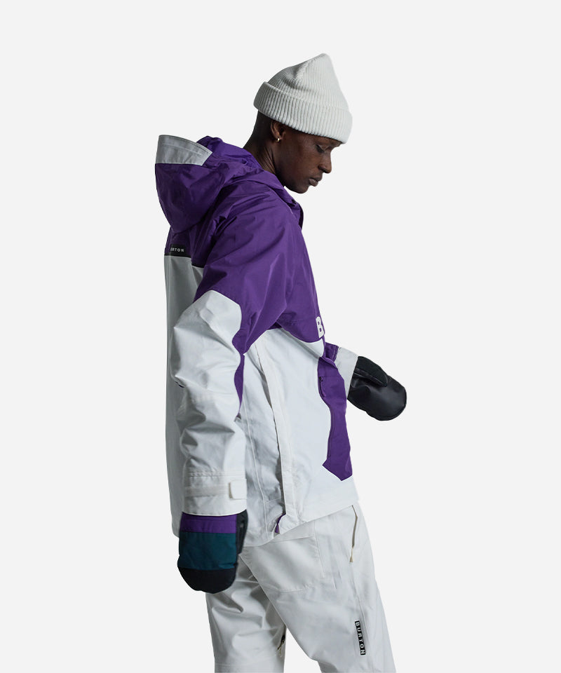 BurtonFrostnerAnorakImperialPurple_White-ModelSide