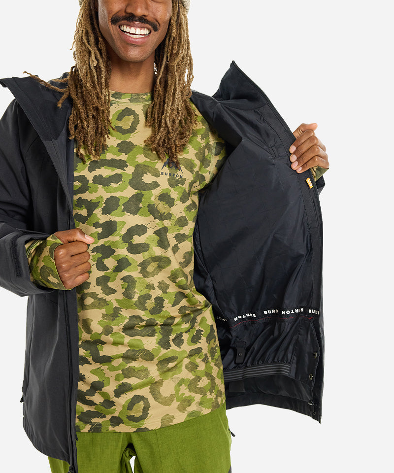 BurtonLodgepoleJacketTrueBlack-Liningdetail