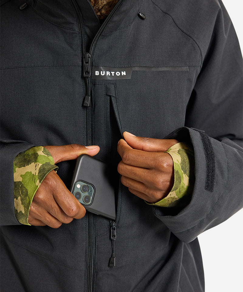 BurtonLodgepoleJacketTrueBlack-Pocketdetail