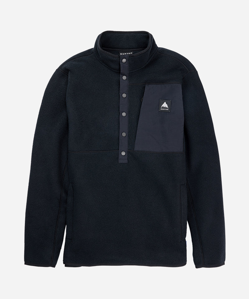 BurtonMen_sCinderFleeceBlack-GhostFront