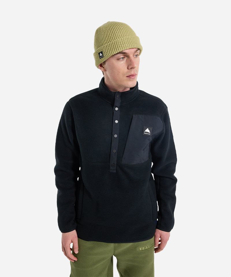 BurtonMen_sCinderFleeceBlack-ModelFront