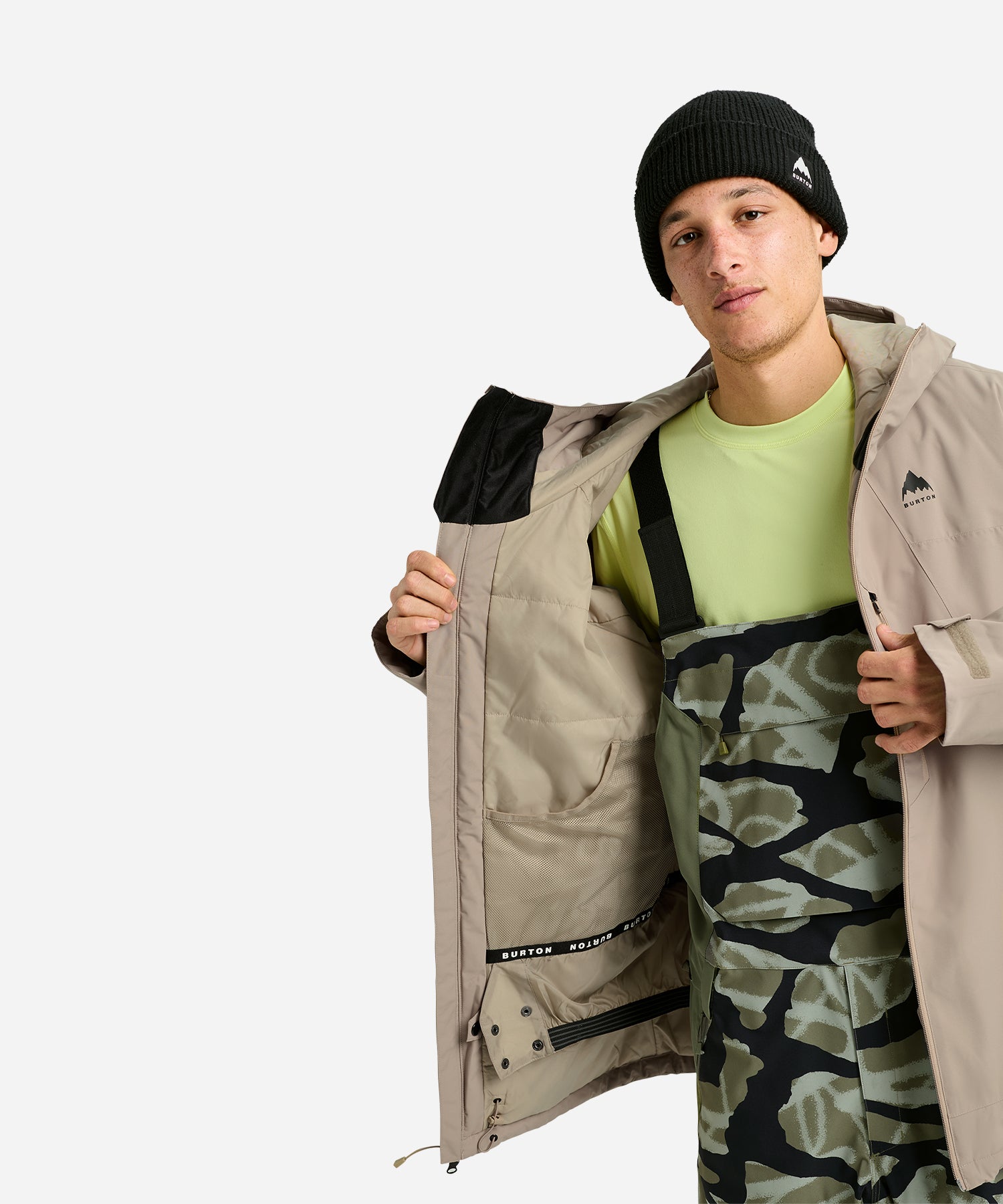 BurtonMen_sReserve2LInsulatedJacketSummitTaupe-JacketOpen