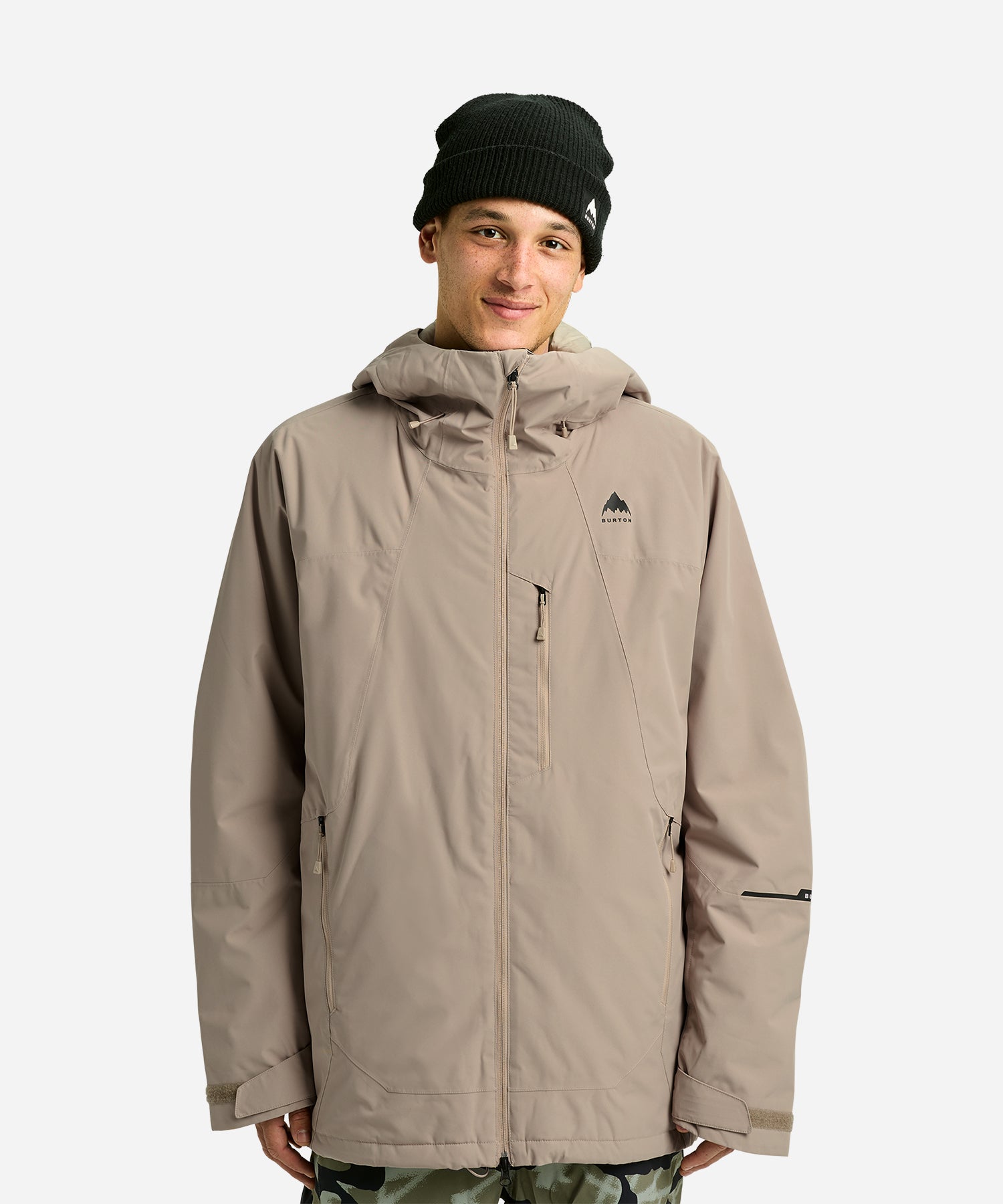 BurtonMen_sReserve2LInsulatedJacketSummitTaupe-ModelFront