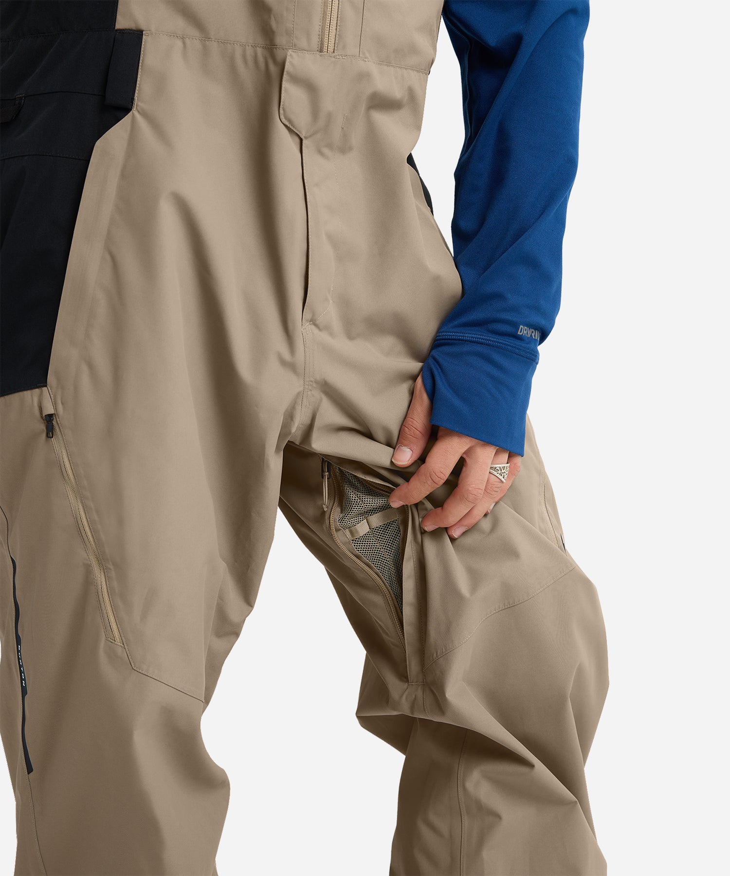 BurtonMen_sReserve2LRelaxedBibSummitTaupe_TrueBlack-Vent