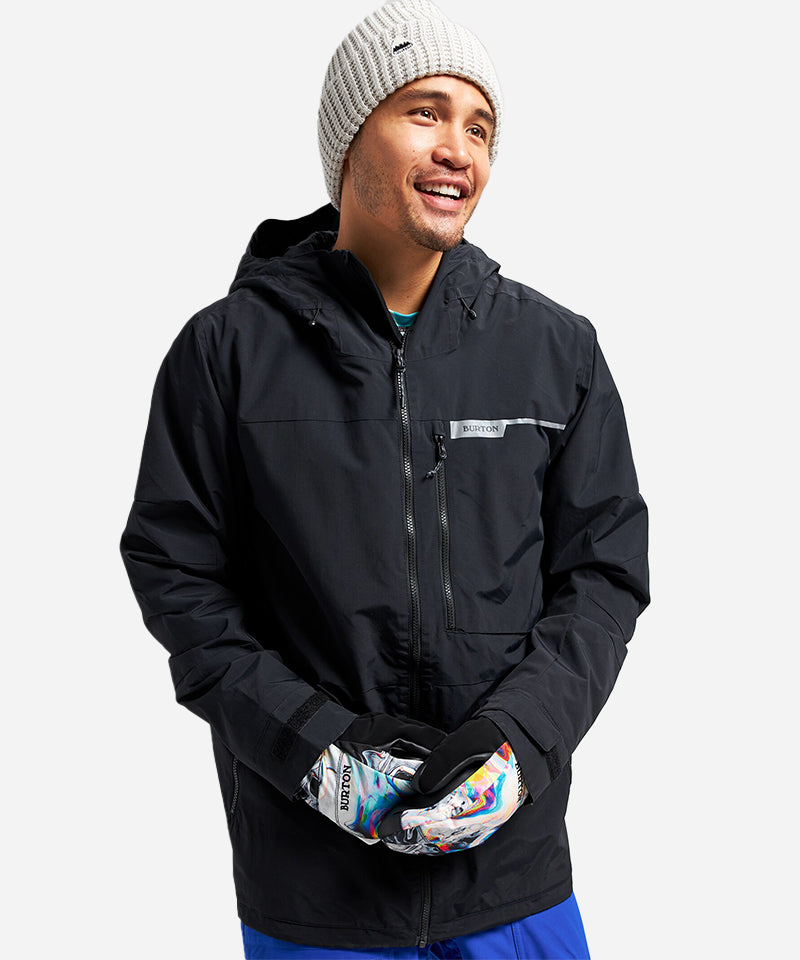 BurtonPeasyJacketBlack-Modelfront