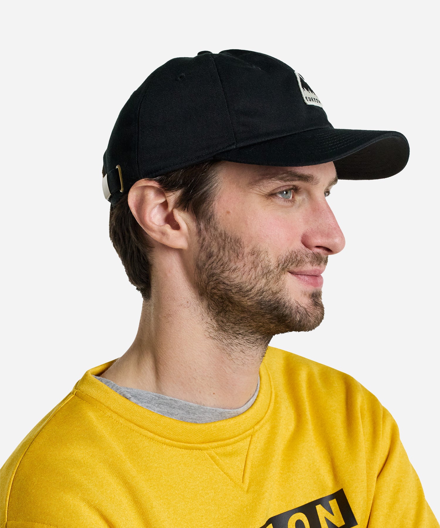 BurtonRadDadCapTrueBlack-ModelSide