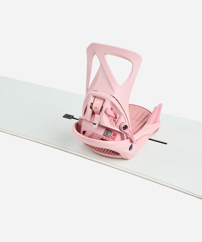 BurtonStepOnRe_Flex2024PowderBlush-OnBoard