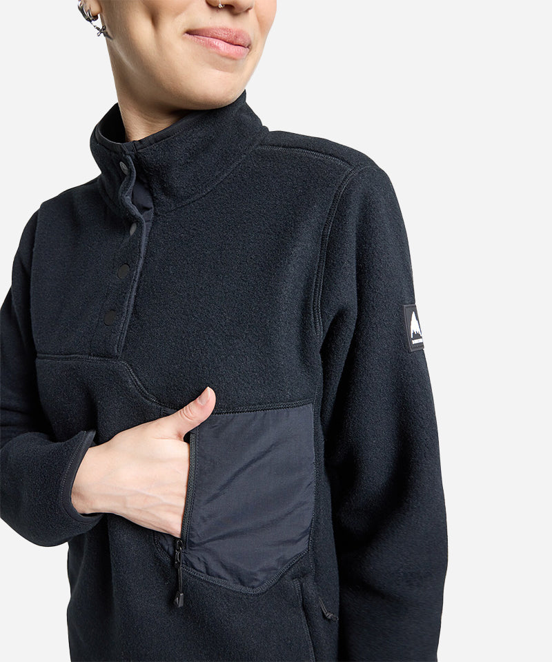 BurtonWomen_sCinderFleeceBlack-Pocketdetail