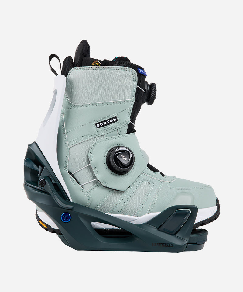 BurtonWomen_sStepOnRe-Flex2025White_Emerald-Boot
