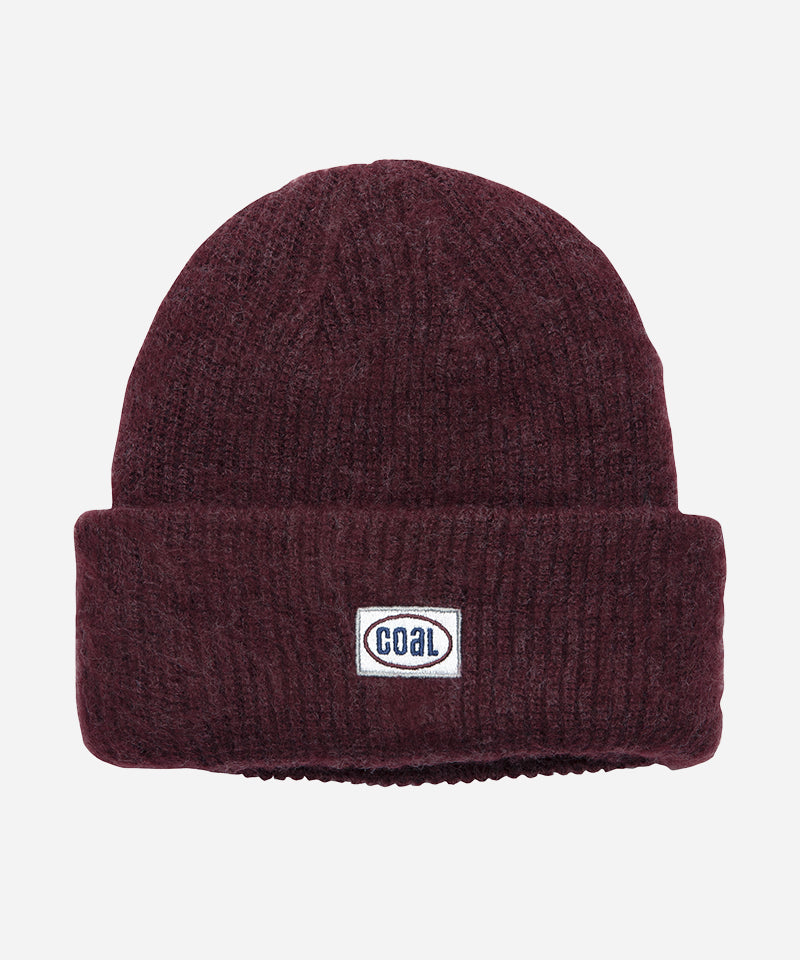 CoalTheEarlBeanieHeatherBurgundy