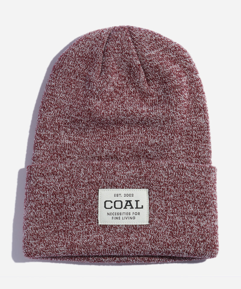 CoalTheUniformBeanieDarkBurgandyMarl