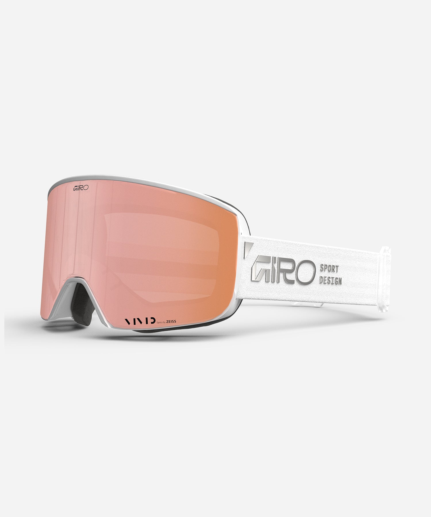 Giro Axis Goggles Stacked White - VIVID Rose Gold Infrared