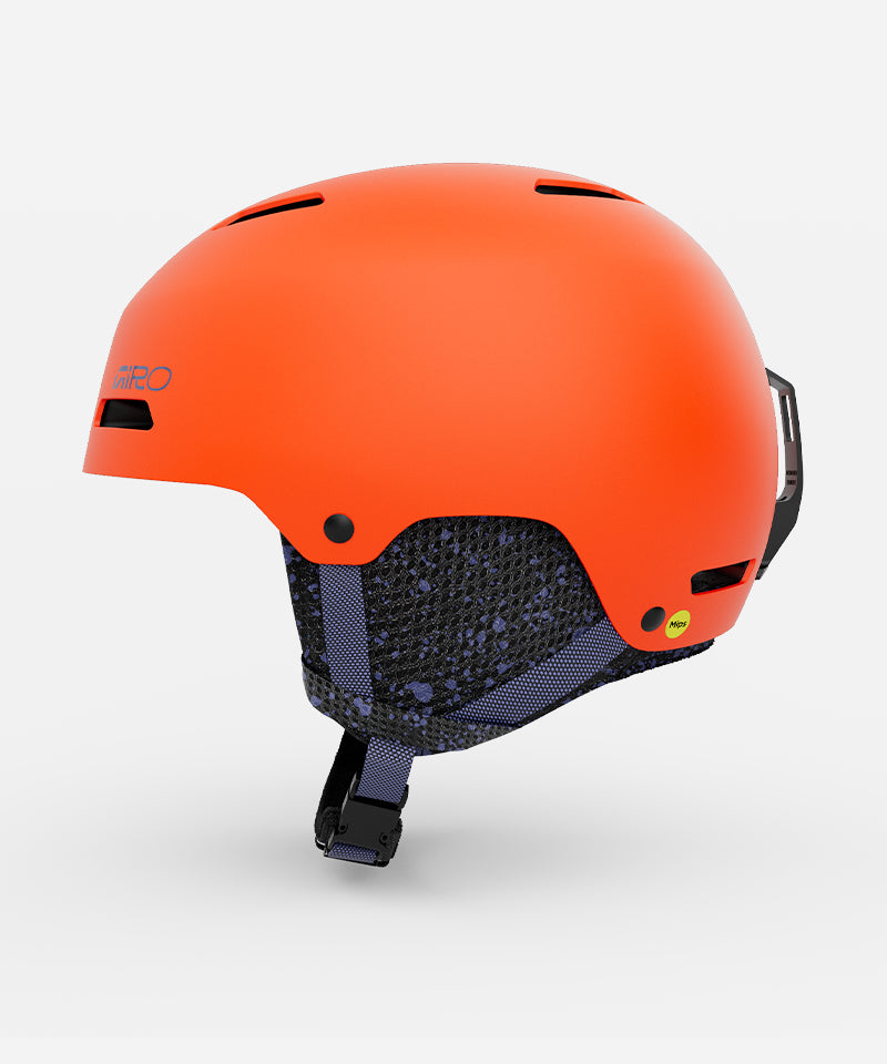 GiroCrueMIPSHelmetMatteBrightOrange-Left