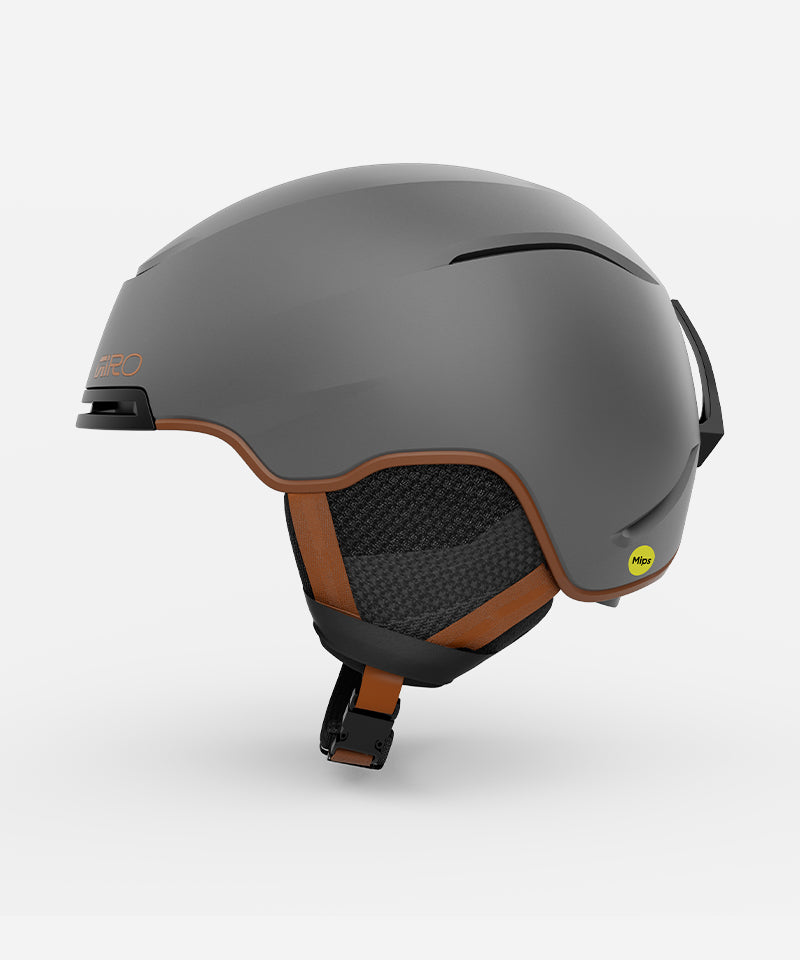 GiroJacksonMIPSHelmetMetallicCoalTan-Left