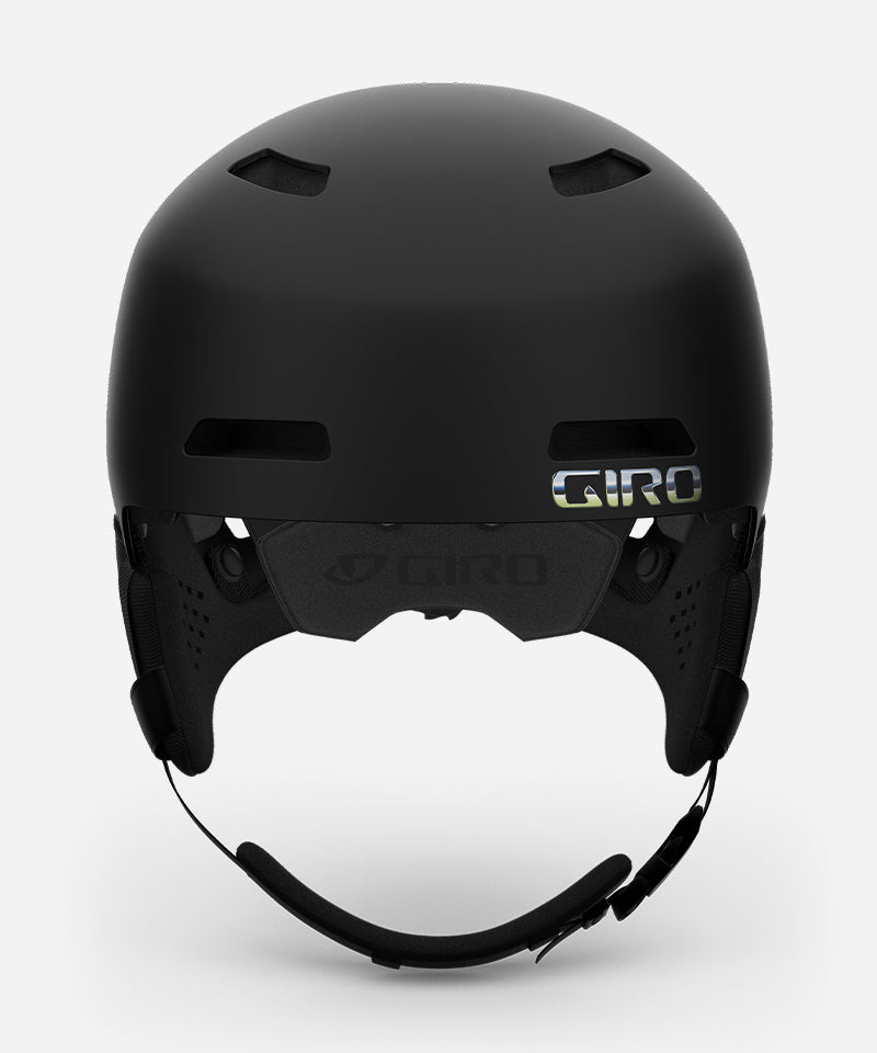 GiroLedgeMIPSHelmetBlackChrome-Front