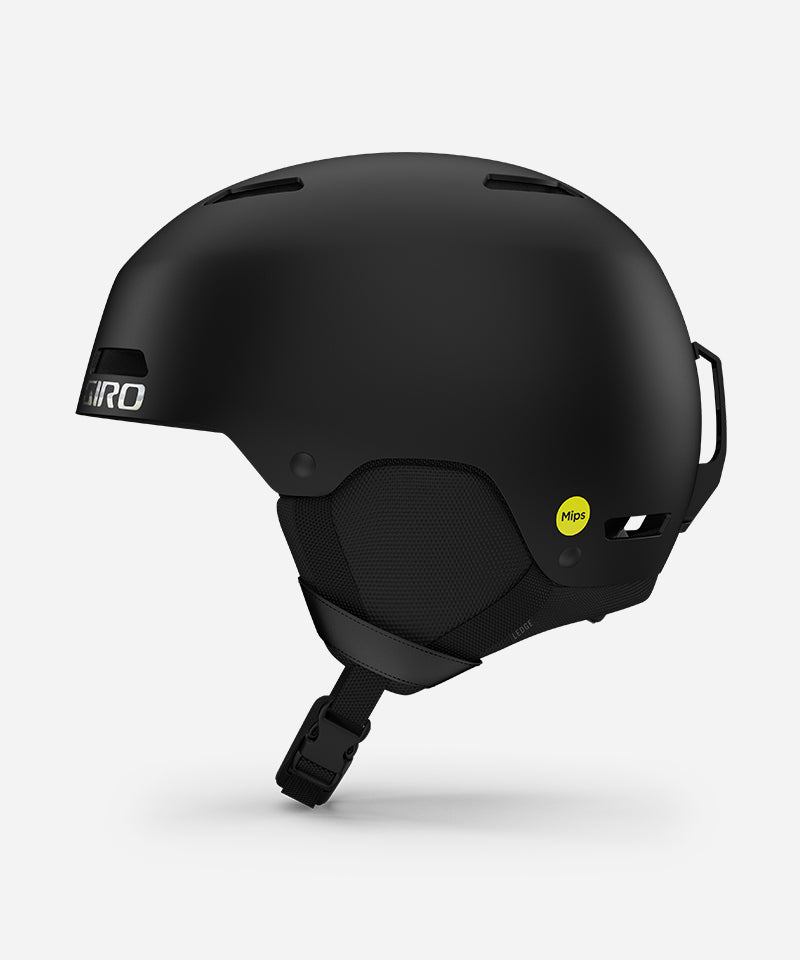 GiroLedgeMIPSHelmetBlackChrome-Left