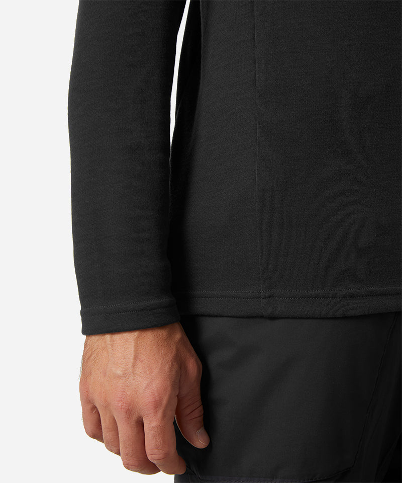 HellyHansenHP1_2ZipMidlayerEbony-CuffDetail