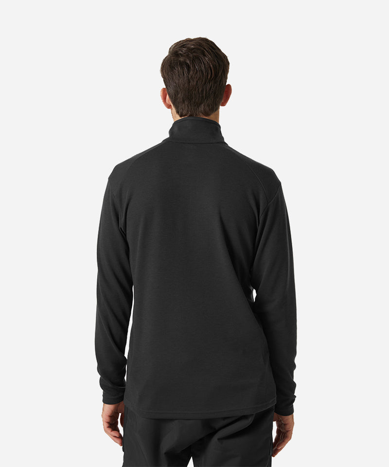 HellyHansenHP1_2ZipMidlayerEbony-ModelBack