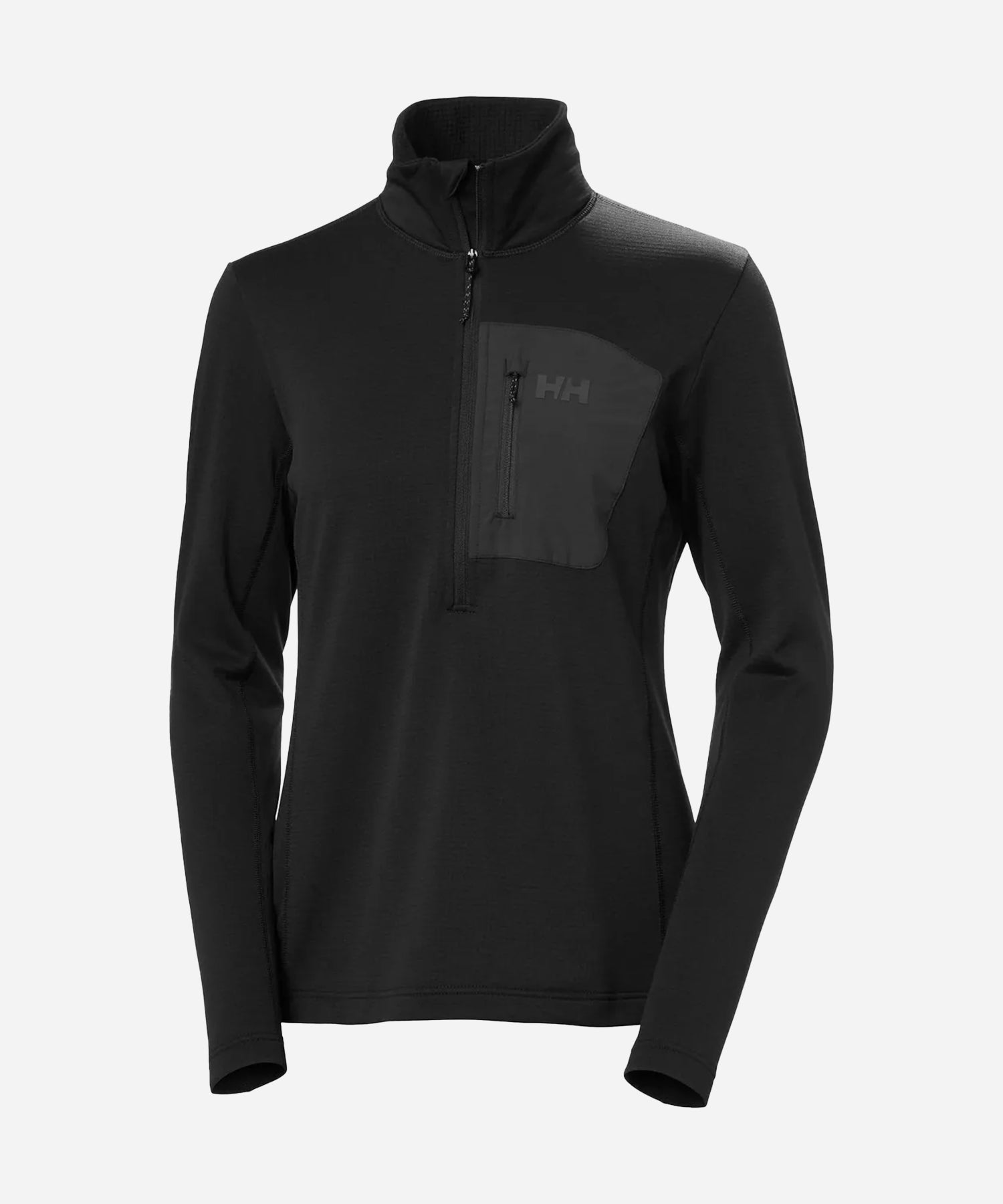 HellyHansenWomen_sVersalite1_2ZipFleeceBlack-GhostFront